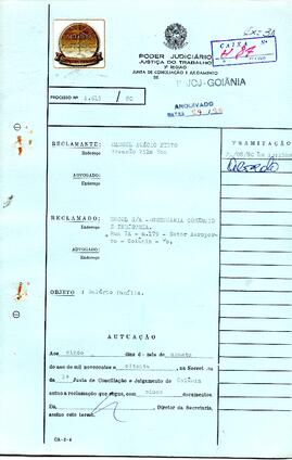 Reclamação Trabalhista 1615/1980