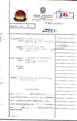 Reclamação Trabalhista 1065/1981