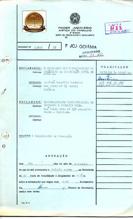 Reclamação Trabalhista 1909/1979