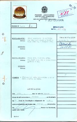 Reclamação Trabalhista 1639/1980