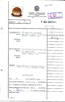 Reclamação Trabalhista 966/1981