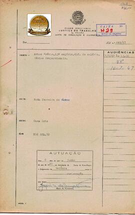 Reclamação Trabalhista 449/1967