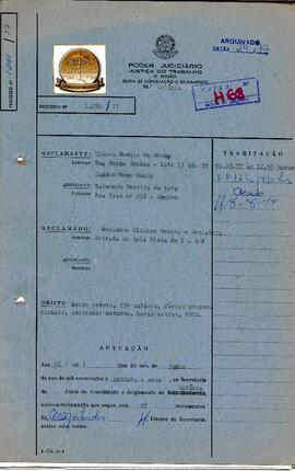 Reclamação Trabalhista 1282/1977