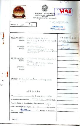 Reclamação Trabalhista 2664/1981