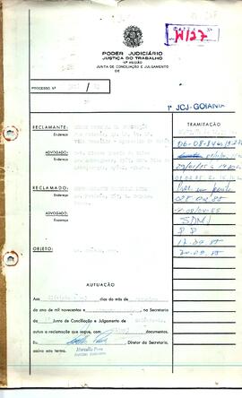 Reclamação Trabalhista 3298/1983