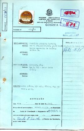 Reclamação Trabalhista 655/1978
