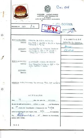 Reclamação Trabalhista 2260/1981