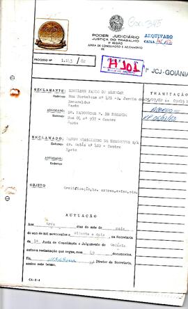 Reclamação Trabalhista 1143/1982