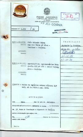 Reclamação Trabalhista 1555/1979