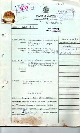 Reclamação Trabalhista 2148/1979