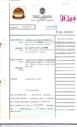 Reclamação Trabalhista 2655/1982