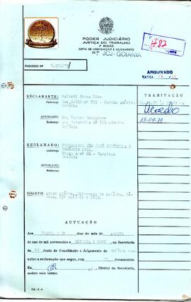 Reclamação Trabalhista 1502/1979