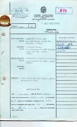 Reclamação Trabalhista 1832/1979