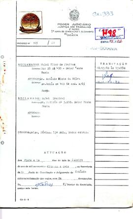 Reclamação Trabalhista 205/1982