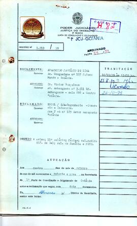 Reclamação Trabalhista 1719/1979