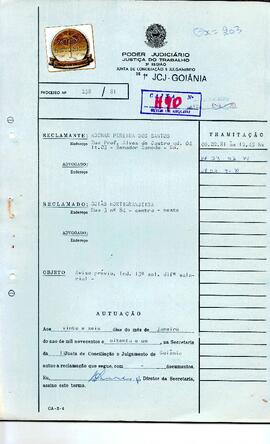 Reclamação Trabalhista 238/1981