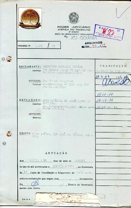 Reclamação Trabalhista 1501/1979