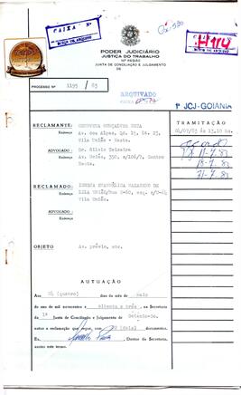 Reclamação Trabalhista 1195/1983