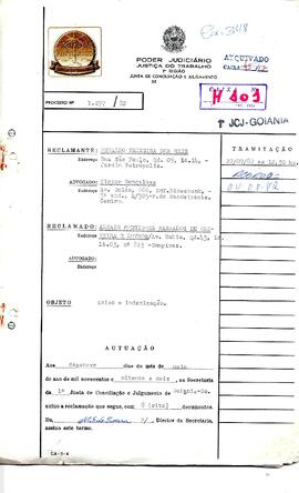 Reclamação Trabalhista 1297/1982