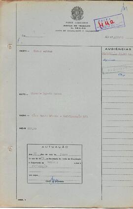 Reclamação Trabalhista 757/1971