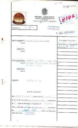 Reclamação Trabalhista 2449/1983