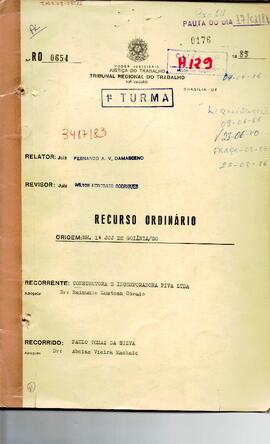 Reclamação Trabalhista 3487/1983