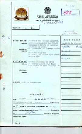 Reclamação Trabalhista 2392/1980