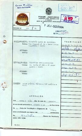 Reclamação Trabalhista 226/1981