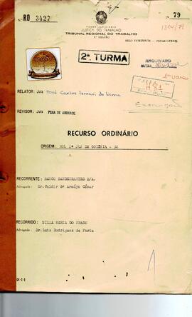 Reclamação Trabalhista 1304/1979