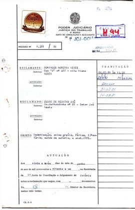 Reclamação Trabalhista 1381/1981
