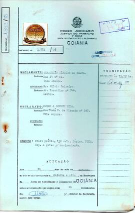 Reclamação Trabalhista 1883/1978