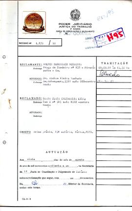 Reclamação Trabalhista 1878/1981