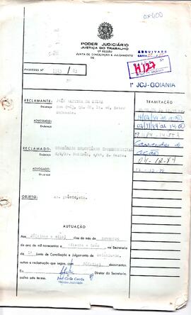 Reclamação Trabalhista 3373/1983