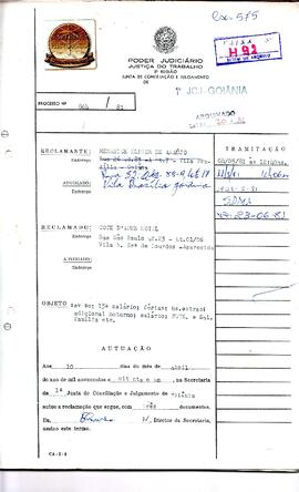 Reclamação Trabalhista 864/1981