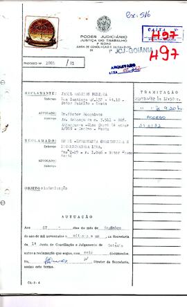Reclamação Trabalhista 2894/1981