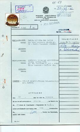 Reclamação Trabalhista 2548/1980