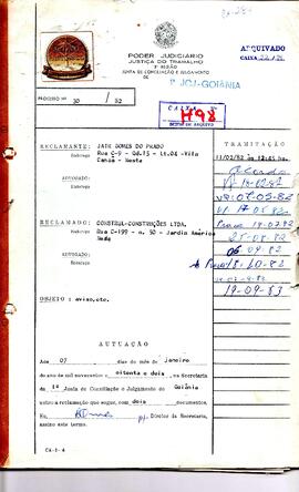 Reclamação Trabalhista 30/1982