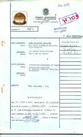 Reclamação Trabalhista 287/1983