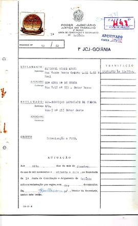 Reclamação Trabalhista 52/1982