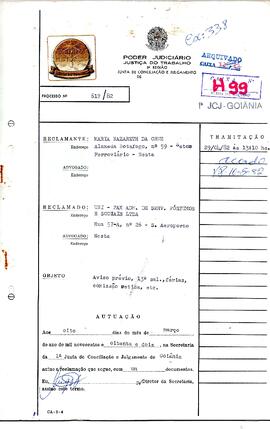 Reclamação Trabalhista 617/1982