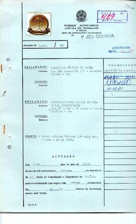 Reclamação Trabalhista 1425/1980