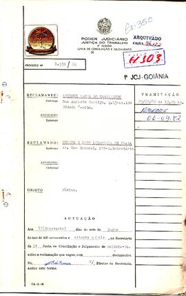 Reclamação Trabalhista 1539/1982