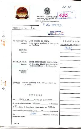Reclamação Trabalhista 2179/1980