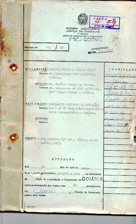 Reclamação Trabalhista 473/1979