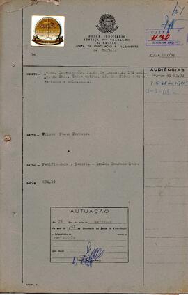 Reclamação Trabalhista 887/1967