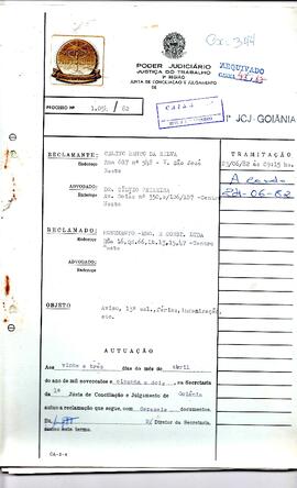 Reclamação Trabalhista 1054/1982