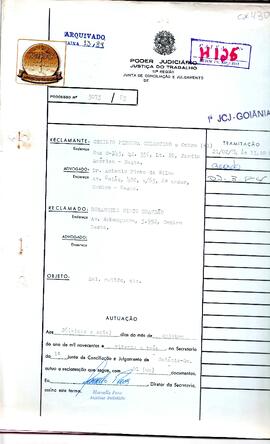 Reclamação Trabalhista 3073/1983