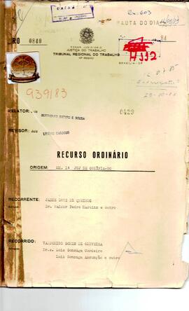 Reclamação Trabalhista 939/1983