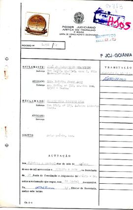 Reclamação Trabalhista 1992/1982