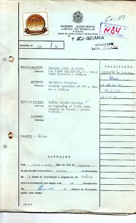 Reclamação Trabalhista 164/1980
